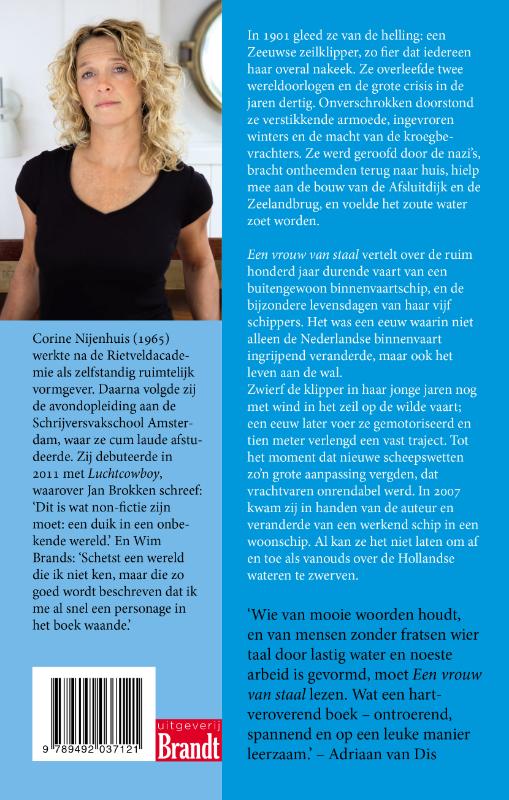 Een vrouw van staal achterkant