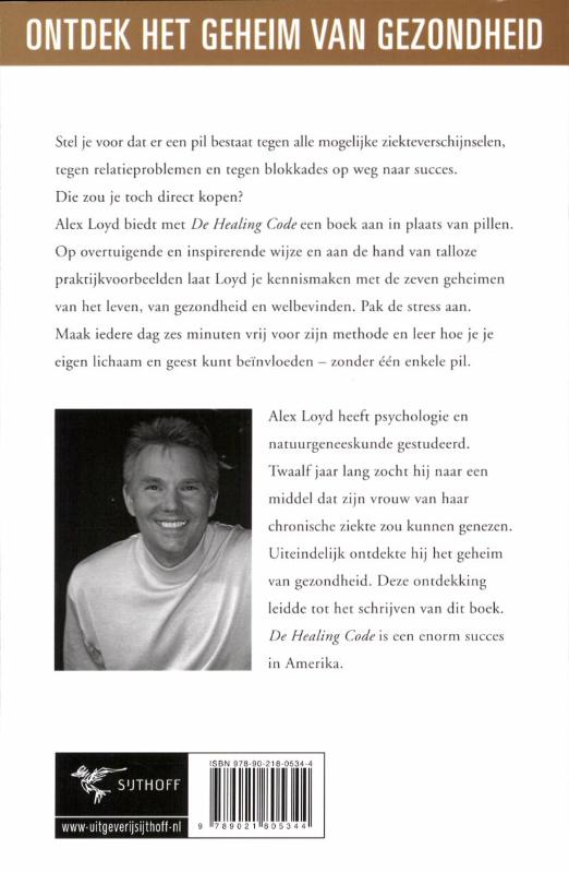 De healing code achterkant