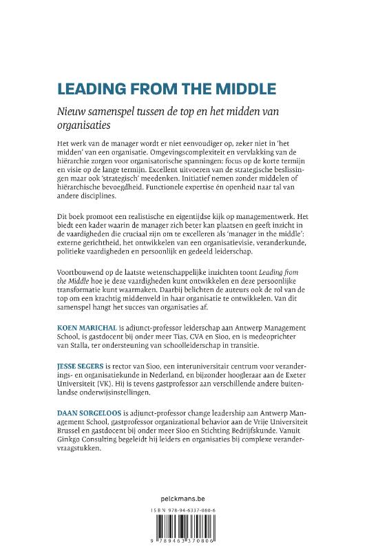 Leading from the middle achterkant