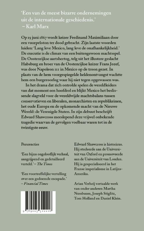 De laatste keizer van Mexico achterkant