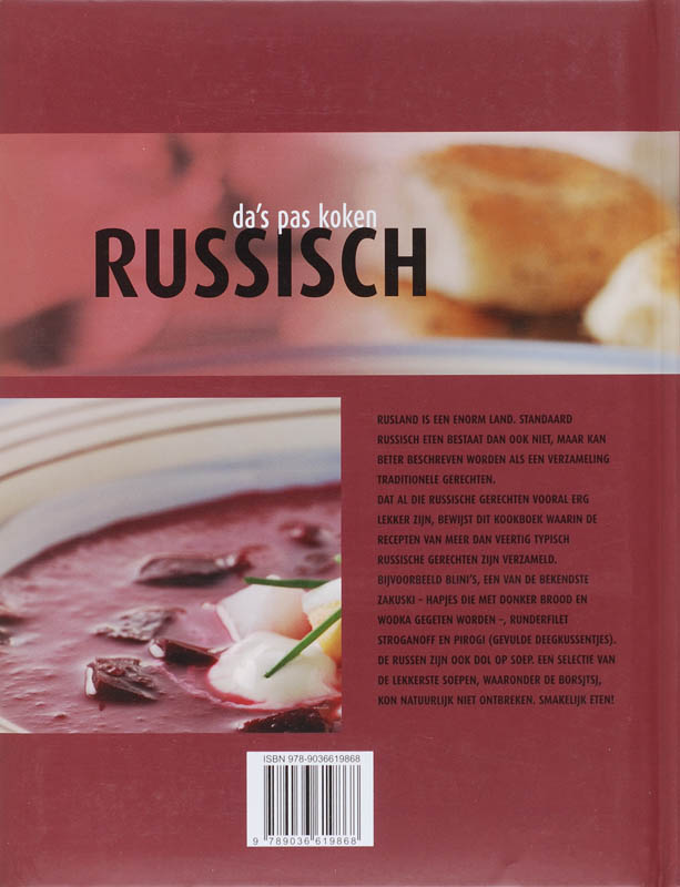 Russisch / Da's pas koken achterkant