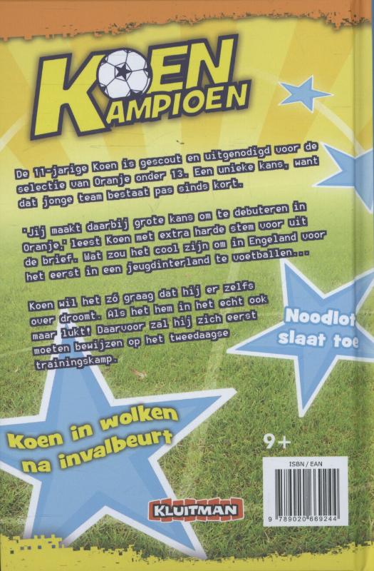 Eerste interland / Koen Kampioen achterkant