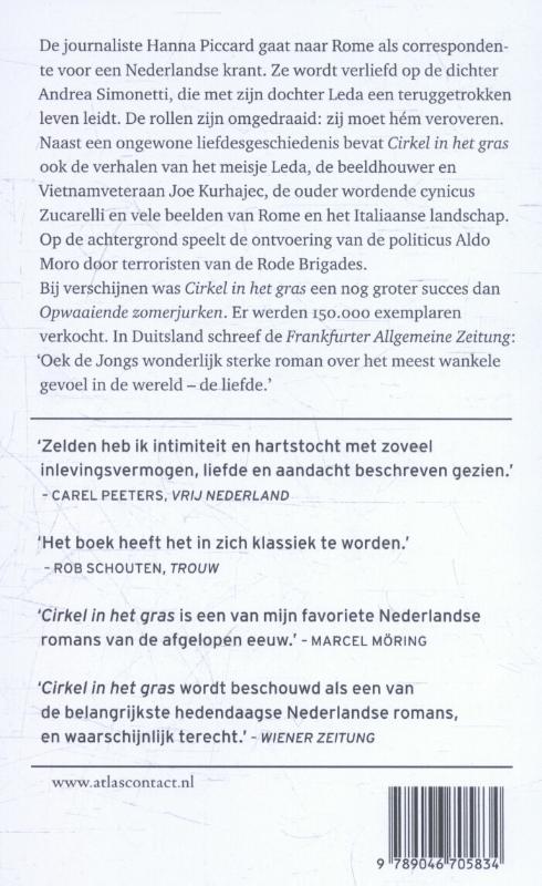 Cirkel in het gras achterkant