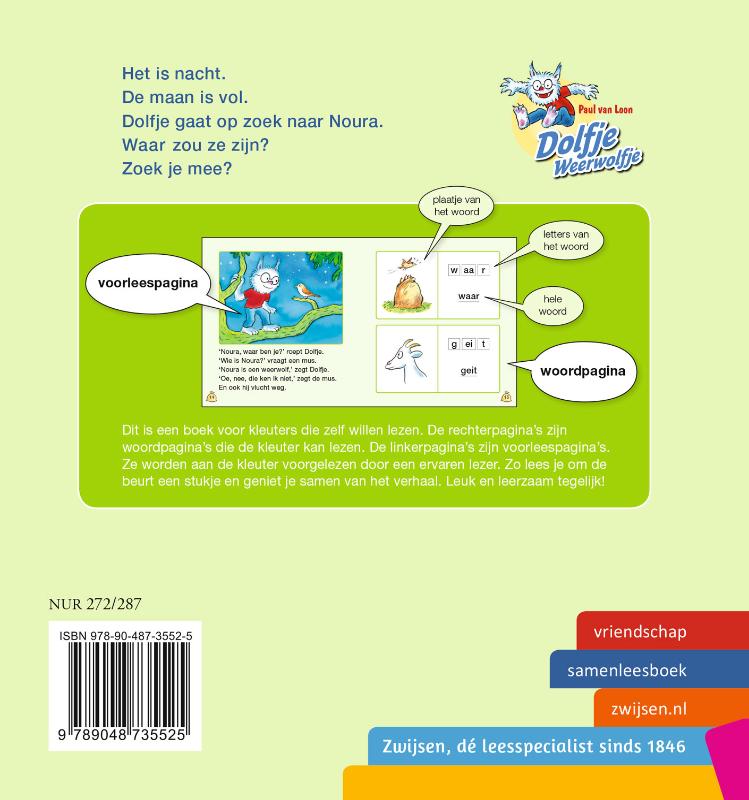 Waar is Noura? / AVI-lezen met Paul van Loon achterkant