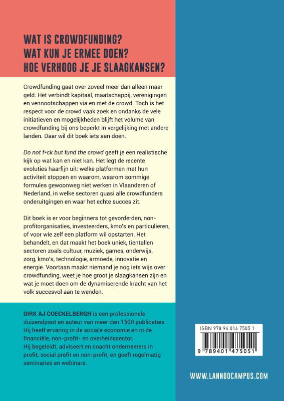 Do not f*ck but fund the crowd achterkant