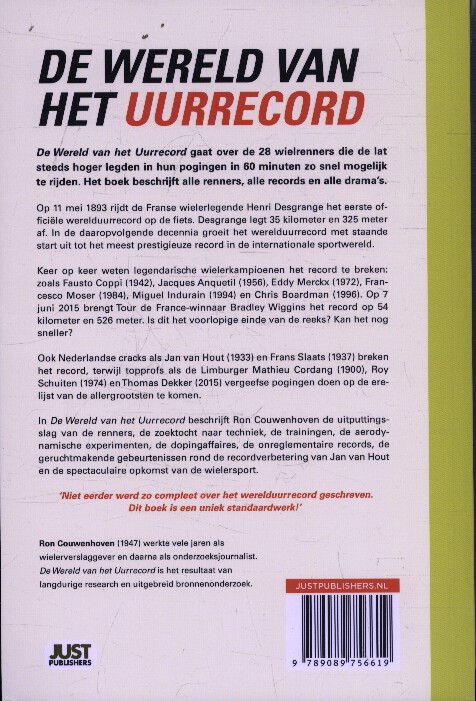 De wereld van het uurrecord achterkant