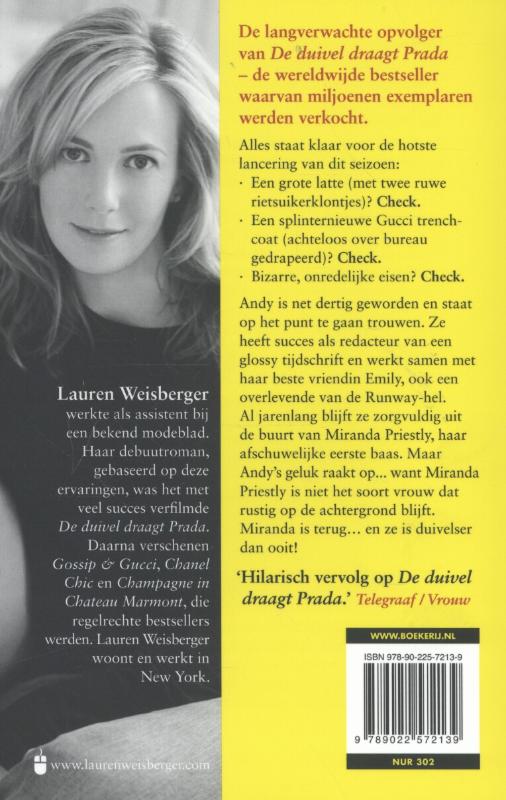 De wraak van Prada achterkant