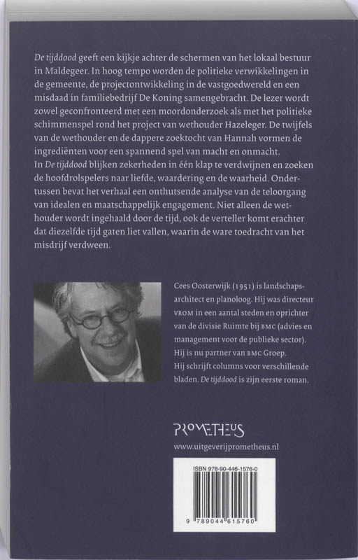 De Tijddood achterkant