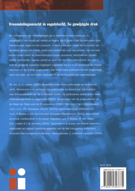 Vreemdelingenrecht in vogelvlucht achterkant