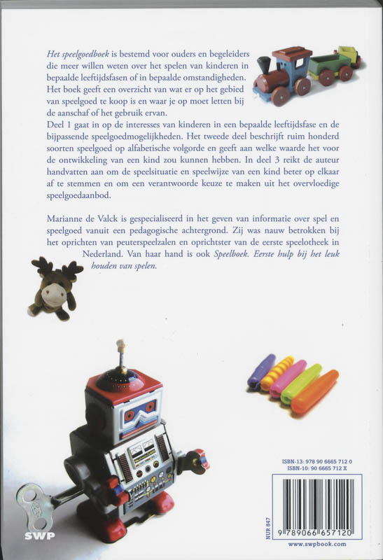 Het speelgoedboek achterkant
