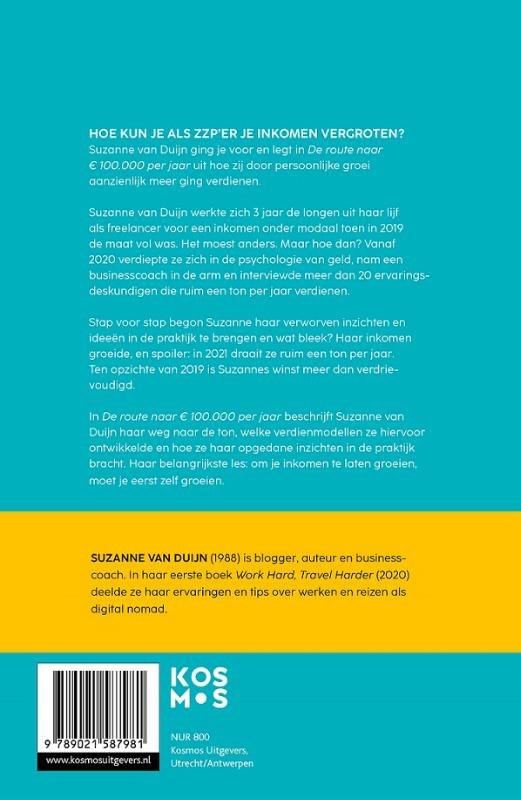 De route naar 100.000 euro per jaar achterkant