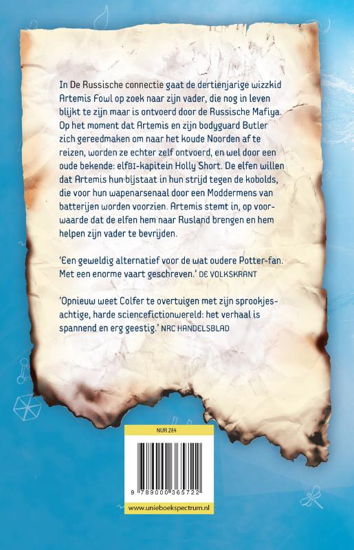 Artemis Fowl 2 de russische connectie / Artemis Fowl / 2 achterkant