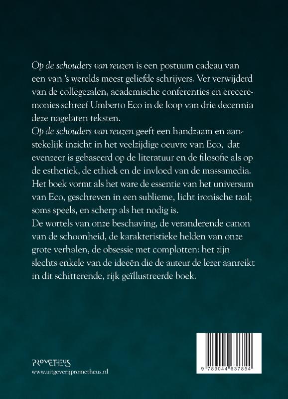 Op de schouders van reuzen achterkant