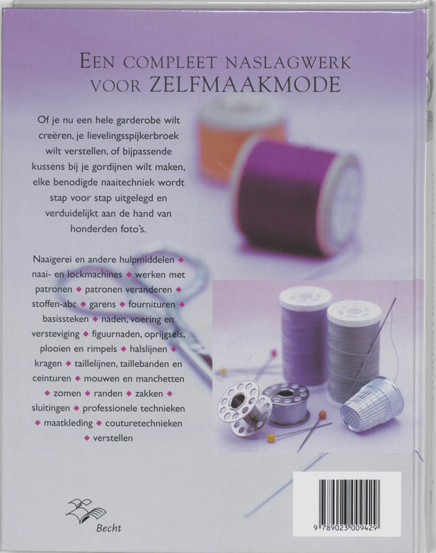 Handboek Naaitechnieken achterkant