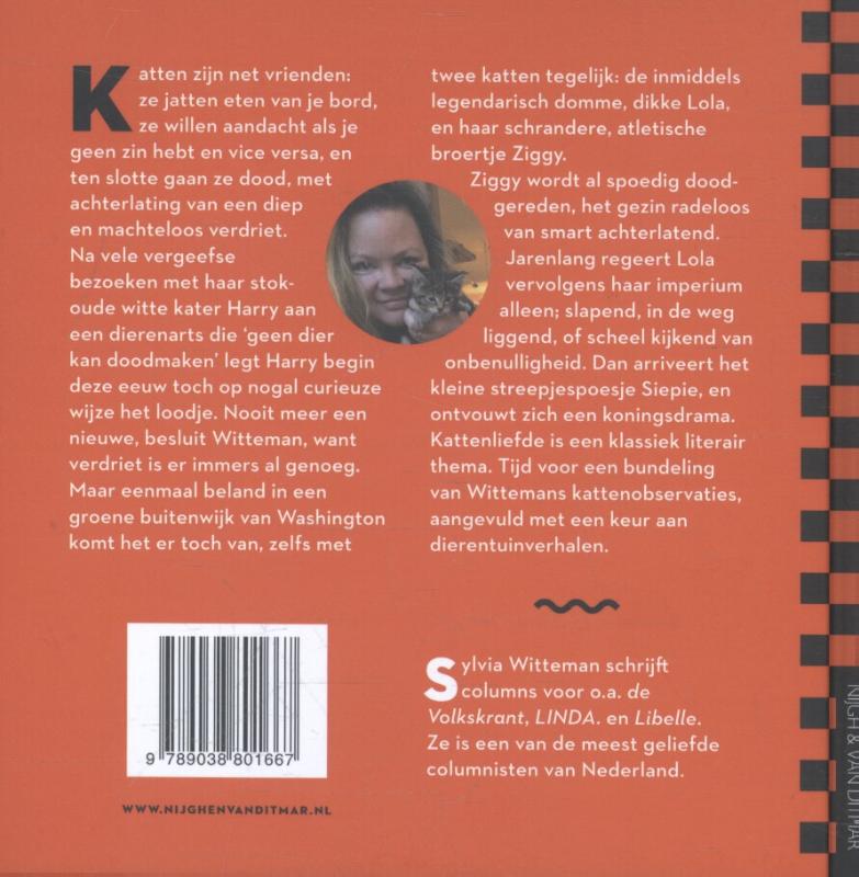 Mijn achterlijke kat Lola achterkant