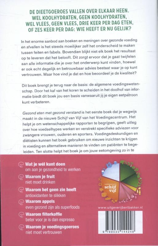 Gezond eten met gezond verstand achterkant