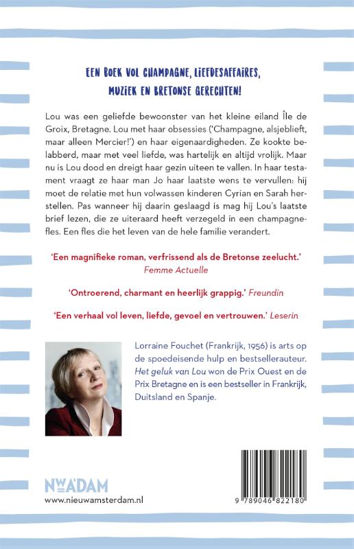 Het geluk van Lou achterkant