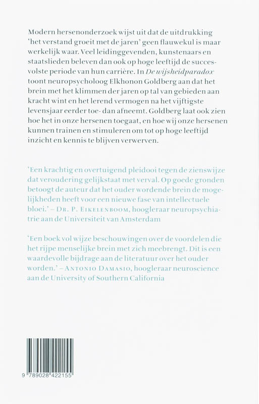 De Wijsheidparadox achterkant