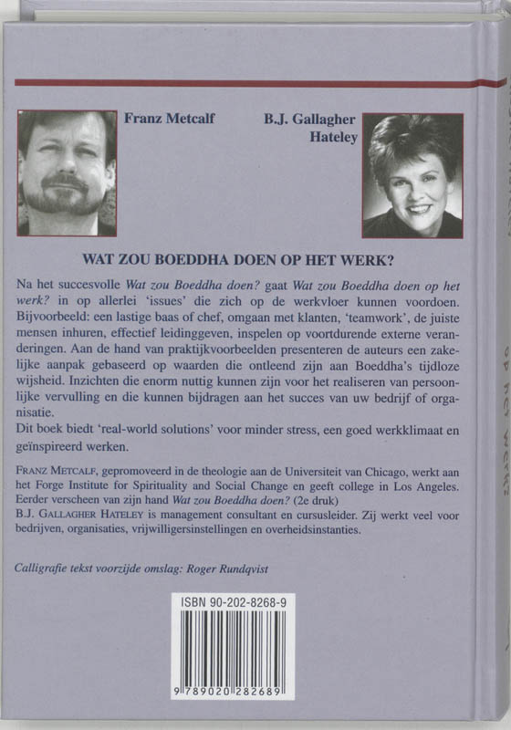 Wat zou Boeddha doen op het werk ? achterkant
