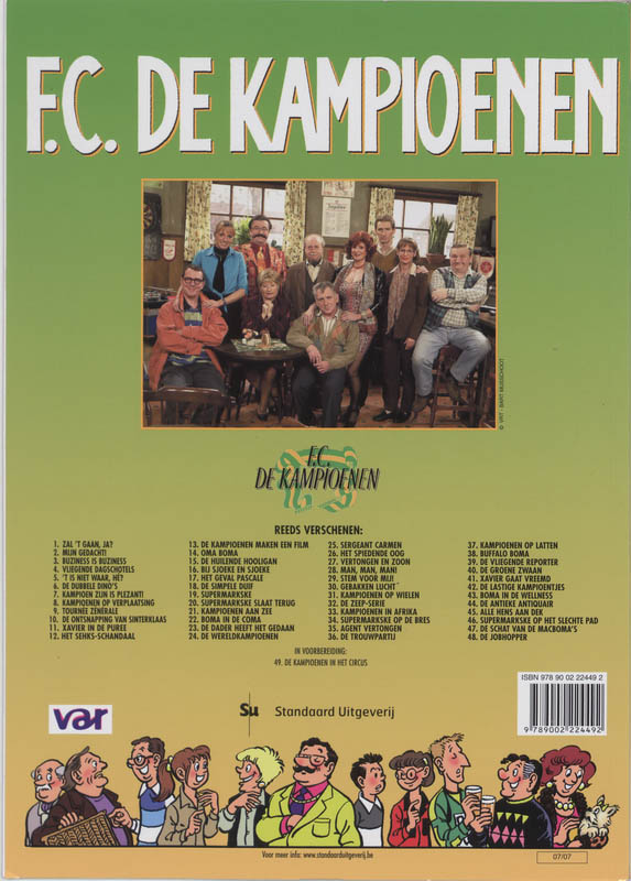 De jobhopper / F.C. De Kampioenen / 48 achterkant