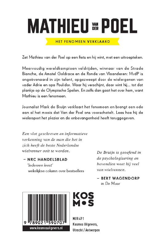 Mathieu van der Poel (geactualiseerde editie) achterkant