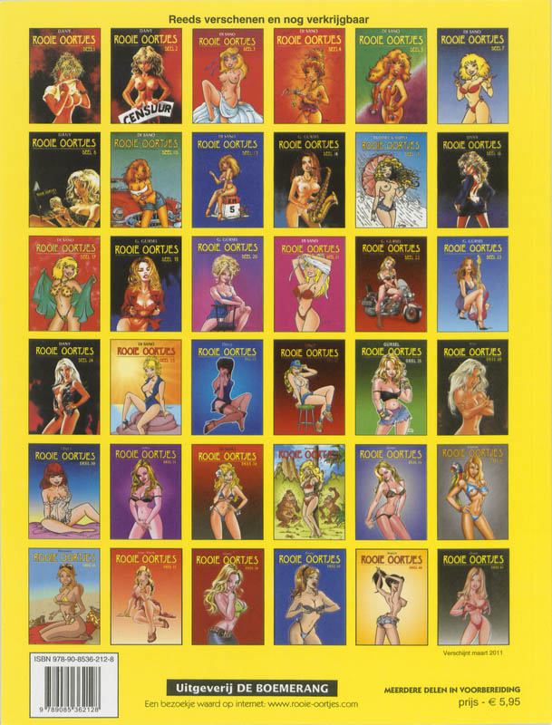 Rooie oortjes 40. alberto achterkant