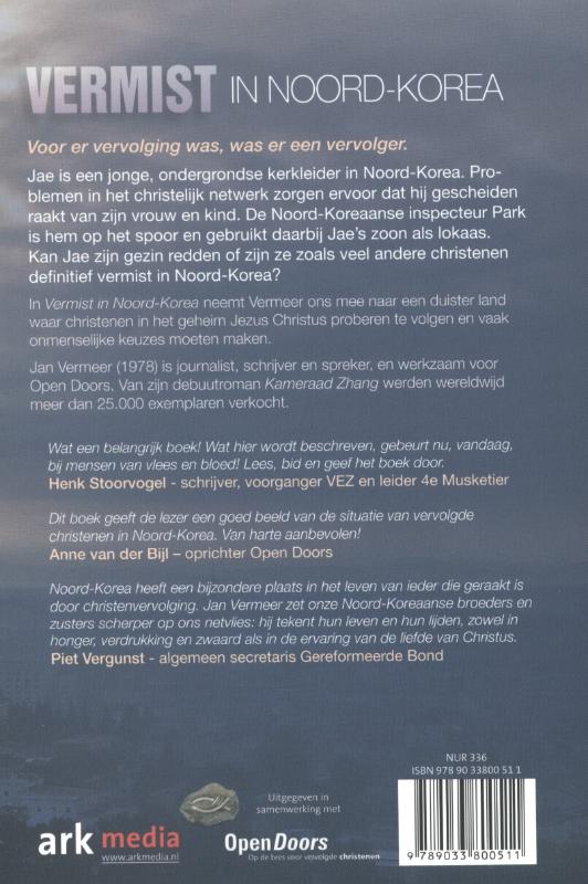 Vermist in Noord-Korea achterkant
