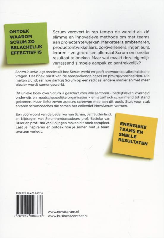 Scrum in actie achterkant