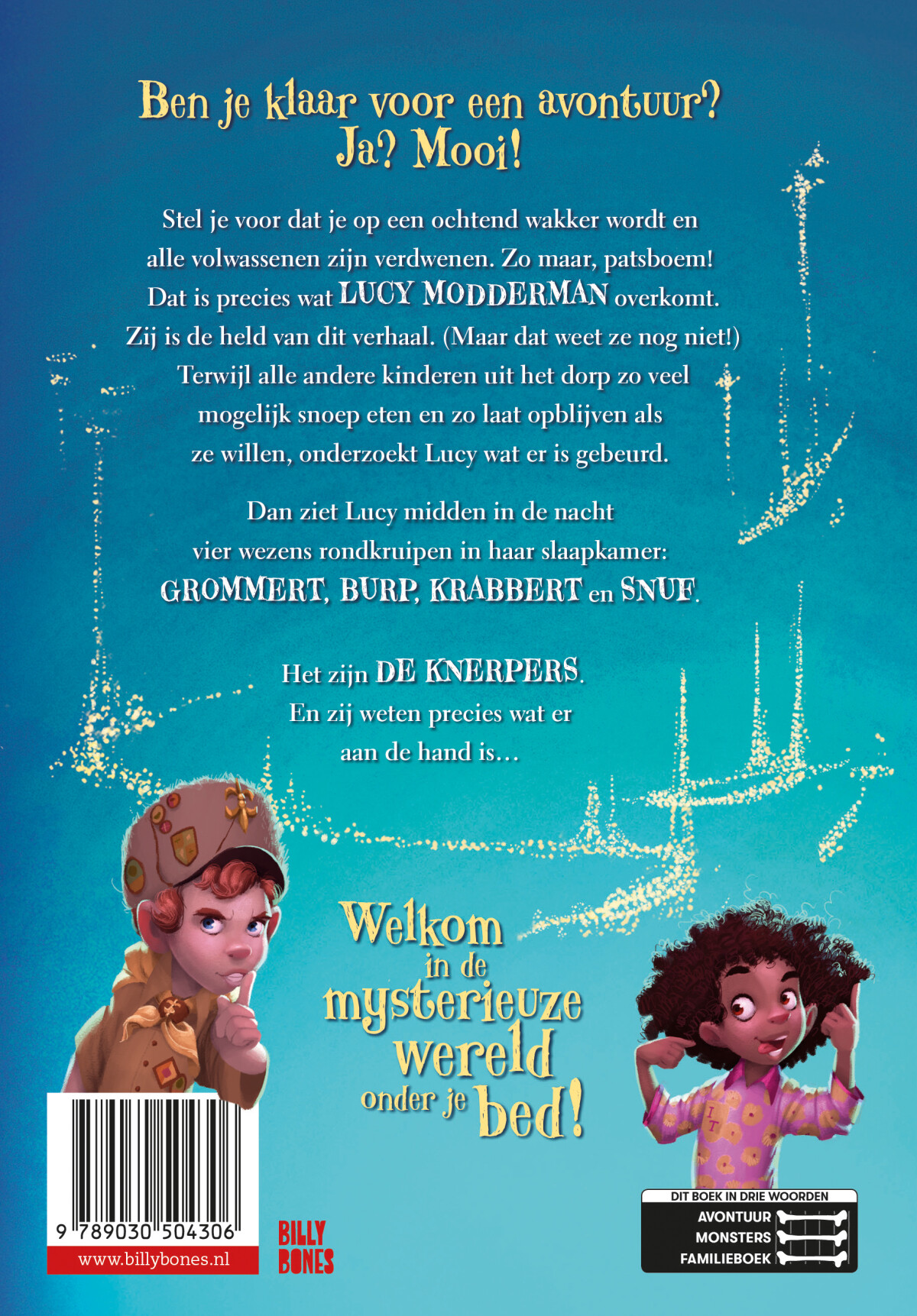 De Knerpers achterkant