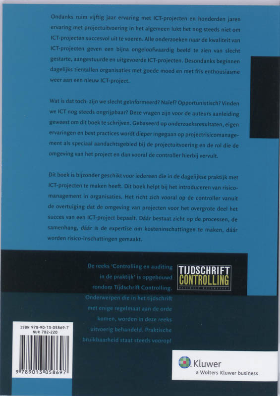 Projectrisicomanagement / Controlling & auditing in de praktijk / 85 achterkant