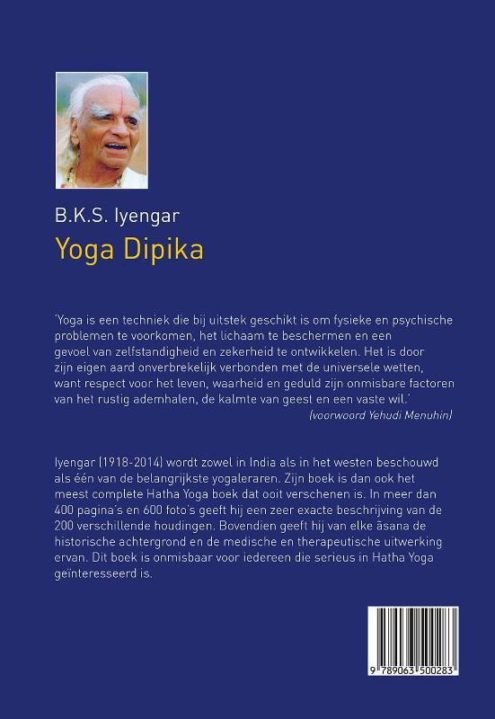 Yoga dipika (licht op yoga) achterkant