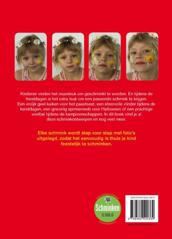 Schminken is feest achterkant