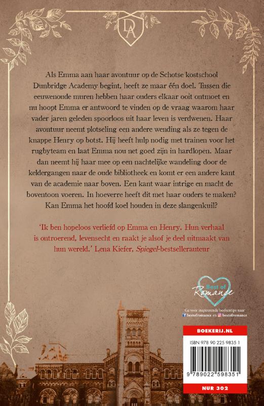 Dunbridge Academy - Middernachtsfeest / Dunbridge Academy / 1 achterkant