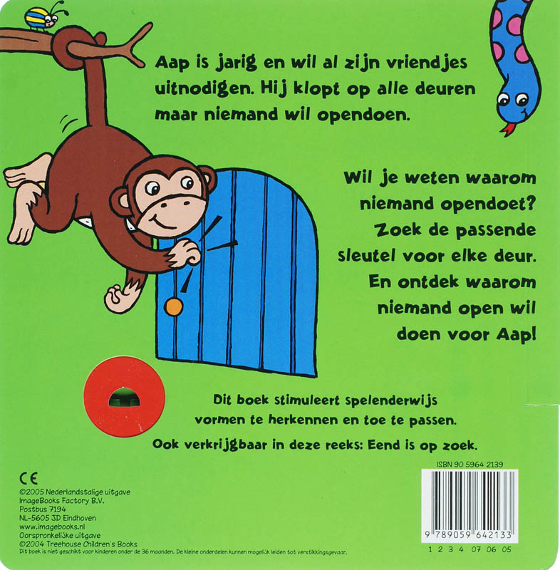 Aap Is Jarig achterkant