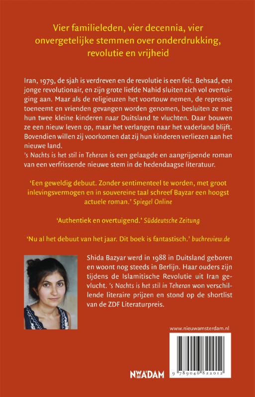 's Nachts is het stil in Teheran achterkant