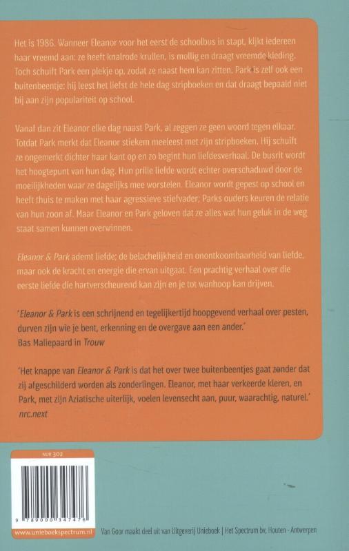 Eleanor & Park achterkant