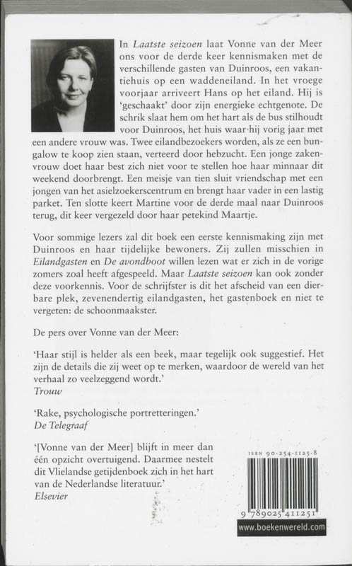 Laatste Seizoen achterkant