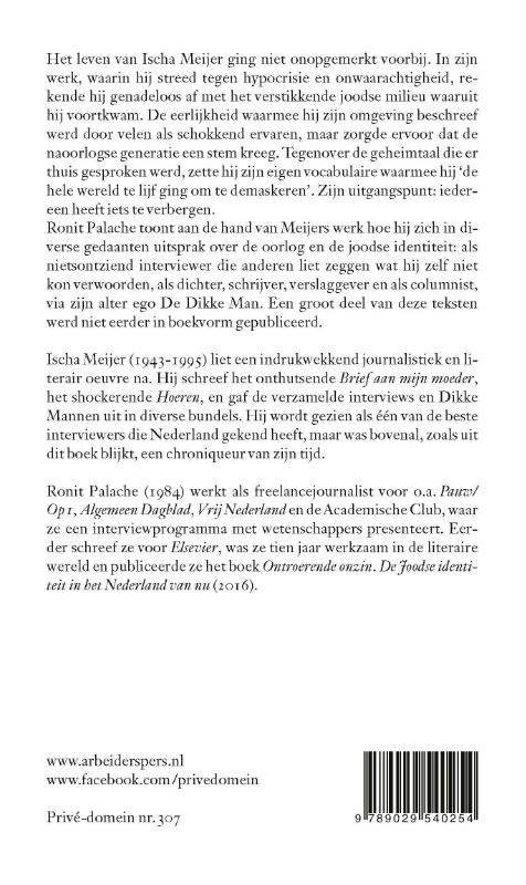 Ik heb niets tegen antisemieten, ik lééf ervan / Prive-domein / 307 achterkant