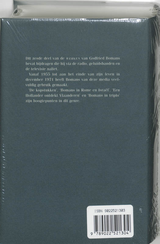 Werken VI achterkant