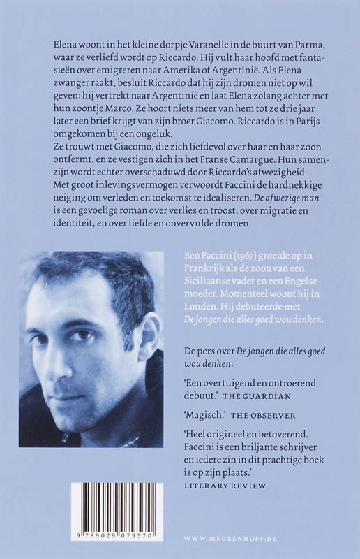 De afwezige man achterkant