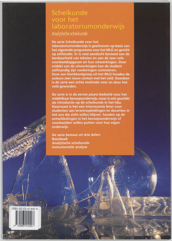Scheikunde voor het laboratoriumonderwijs 2 - Analytische scheikunde achterkant