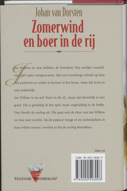 Zomerwind En Boer In De Rij achterkant