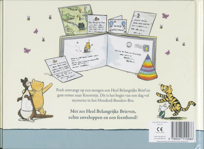 Winnie De Poeh En De Dag Van De Heel Belangrijke Brieven achterkant