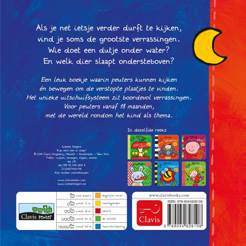 Hoe ik slaap! / Kijk eens achterkant