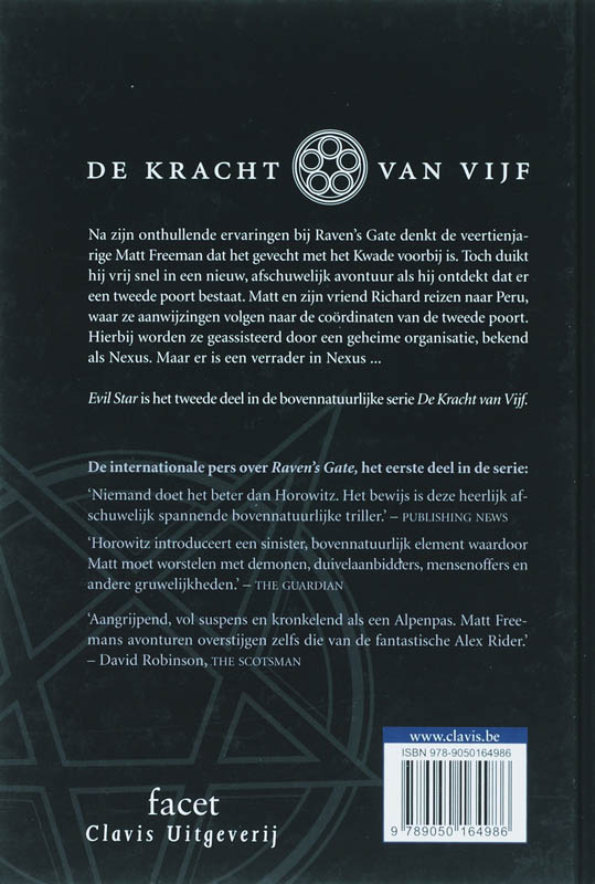 Evil star / 2 Evil Star / De kracht van vijf / 2 achterkant