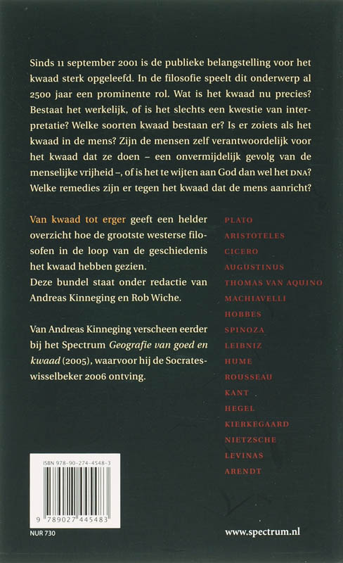 Van kwaad tot erger achterkant