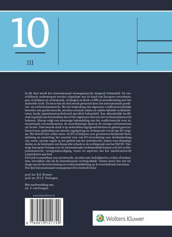 Internationaal vermogensrecht / Asser-serie / 10-III achterkant