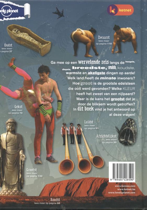 LONELY PLANET WERELDRECORDBOEK-KETNET PRESENTEERT achterkant
