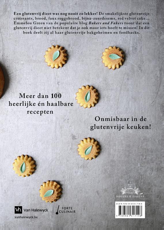 Bakken zonder gluten achterkant