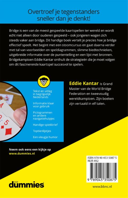 Bridge voor Dummies / Voor Dummies achterkant